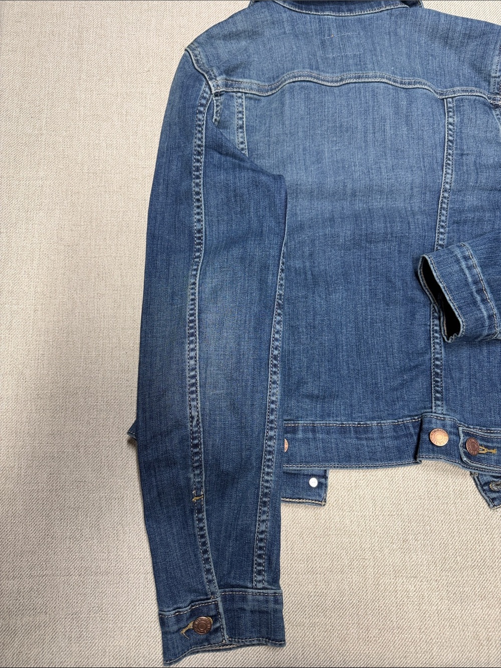 Signature by Levi Strauss Blue Denim Jacket with Copper Buttons. 0169 - Picture 5 of 10